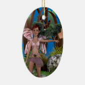 Green Fee Dragon auf Fee Avery's Arm Keramik Ornament (Rechts)