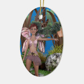 Green Fee Dragon auf Fee Avery's Arm Keramik Ornament (Links)