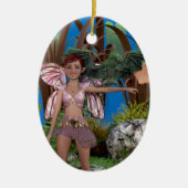 Green Fee Dragon auf Fee Avery's Arm Keramik Ornament (Vorne)