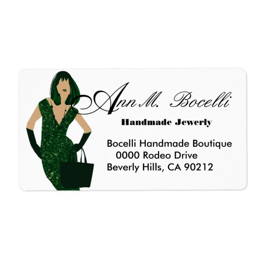 Green Feminine Beauty Model Beauty Fashion Frau (Vorne)