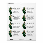 Green Feminine Beauty Model Beauty Fashion Frau (Vorne)
