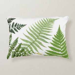 Green Fern Accent Pillow Dekokissen