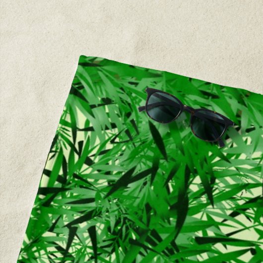 Green Fern Beach Tower Strandtuch (Beispiel)