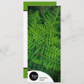 GREEN FERN BUSINESS LOGO KUNDE DANKE KARTE (Vorne/Hinten)