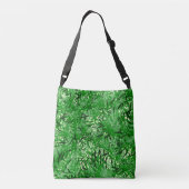 Green Fern Cross-body Tote Bag Tragetaschen Mit Langen Trägern (Rückseite)