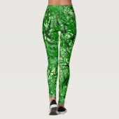 Green Fern Ladys Leggings (Rückseite)