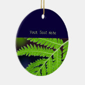 Green Fern Leaf Keramikornament (Rechts)
