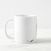 Green Fern Lucky Pattern Coffee Tasse Cup (Links)
