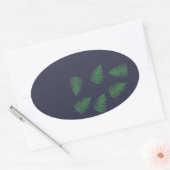 Green Fern Lucky Sticker (Umschlag)