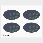 Green Fern Lucky Sticker (Blatt)
