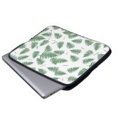 Green Fern Pflanzen Leaf-Muster Laptop-Sieb Laptopschutzhülle (Vorne Knopf)