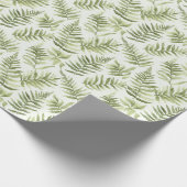 Green Fern Plants Geschenkpapier (Ecke)
