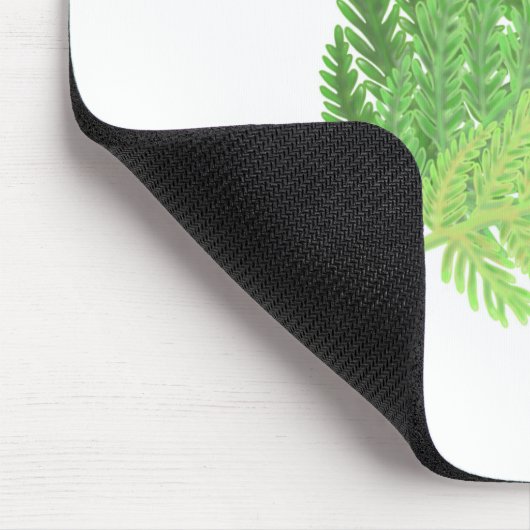 Green Fern Trio Mousepad (Ecke)