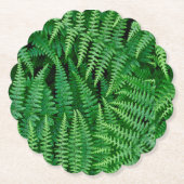Green Fern Untersetzer (Vorderseite)