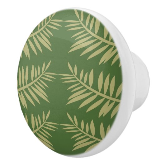 Green Ferns Custom Keramik Knob Keramikknauf (Rechts)