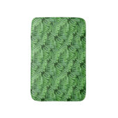 Green Ferns Nature Pattern Badematte (Vorderseite Vertikal)