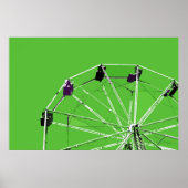 Green Ferris Wheel Poster (Vorne)