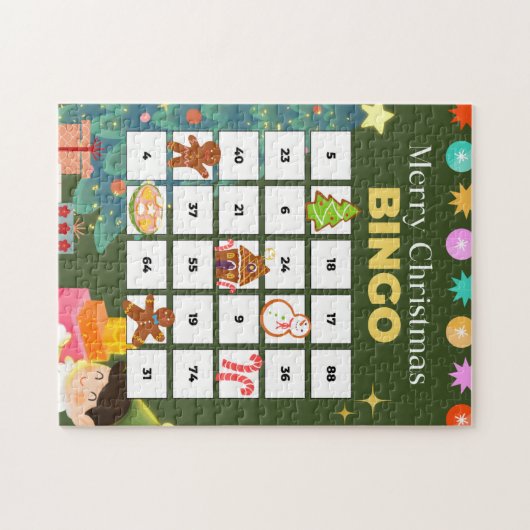 Green Festivals Bingo Jigsaw Puzzle (Horizontal)