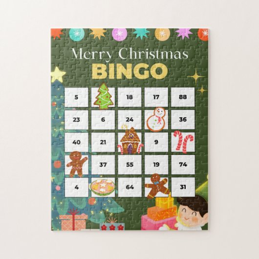 Green Festivals Bingo Jigsaw Puzzle (Vertikal)