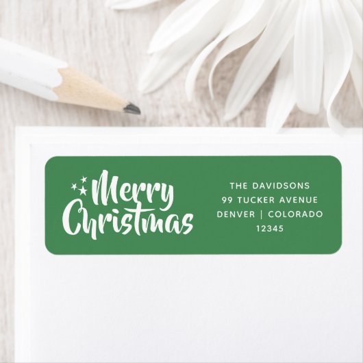 Green Festive Script Schriftart Einfach Frohe Weih (Insitu)