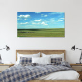 Green Field and Cloudy Blue Sky, Colorado Leinwanddruck (Insitu (Schlafzimmer))