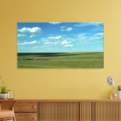 Green Field and Cloudy Blue Sky, Colorado Leinwanddruck (Insitu (Wohnzimmer))