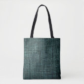 Green Fine Woven Fabric Tote Bag Tasche (Vorderseite)