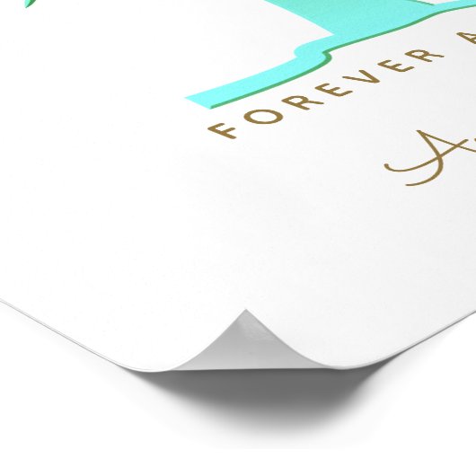 Green Fingerprint Tree Wedding Gästebuch (Ecke)