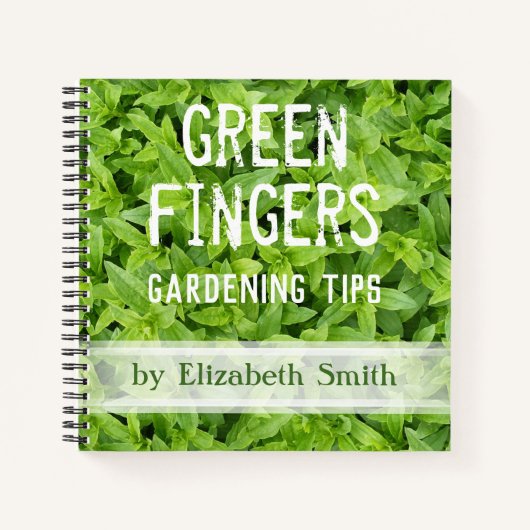 Green Fingers Notizblock (Vorderseite)