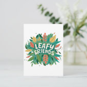 Green Fingers Postkarte (Stehend Vorderseite)