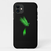 Green Fire Bird Case-Mate iPhone Hülle (Rückseite)