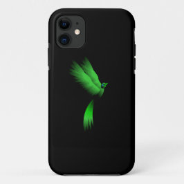 Green Fire Bird Case-Mate iPhone Hülle