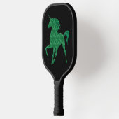 Green Fire Unicorn Pickleball Schläger (Links)