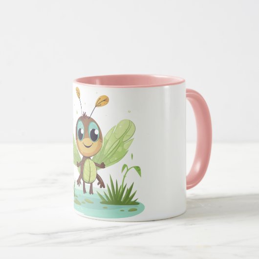 Green Firefly Tasse (VorderseiteRechts)