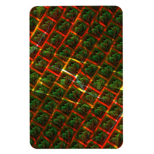 'Green-fit-Augen', Kratzer oder rotes Gitter. Magnet (Vertikal)