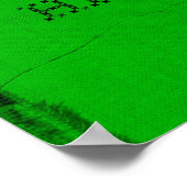 Green Fitness Poster - Glaube! (Ecke)