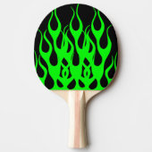 Green Flame Graphics Tischtennis Schläger (Vorderseite)