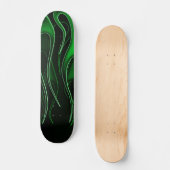 Green Flames Skateboard (Vorderseite)