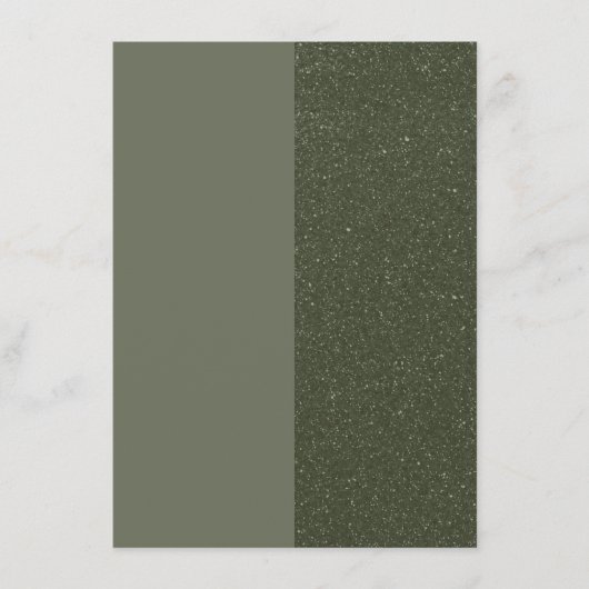 Green Flat Menu Card mit der rechten Maustaste - A Menükarte (Vorderseite)