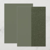Green Flat Menu Card mit der rechten Maustaste - A Menükarte (Vorne/Hinten)