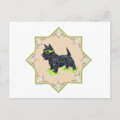 Green FlipFlops Postkarte (Vorderseite)