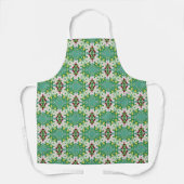 Green Floral All-Over Apron Schürze (Vorderseite)