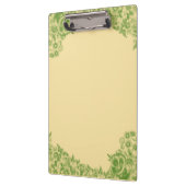 Green Floral Clipboard Klemmbrett (Links)