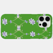Green Floral Elegance - Fall Phone Case-Mate iPhone Hülle (Rückseite (Horizontal))