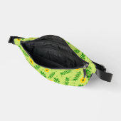 Green Floral Fanny Pack Bauchtasche (Offen)