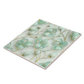 Green Floral Fliese (Seite)