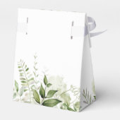 Green Floral Gold Baby Duwer Fevor Box Geschenkschachtel (Rückseite)