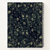 Green Floral Hübsch Notizblock (Rückseite)