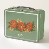 Green floral Lunchbox (Vorderseite)