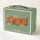 Green floral Lunchbox (Rückseite)